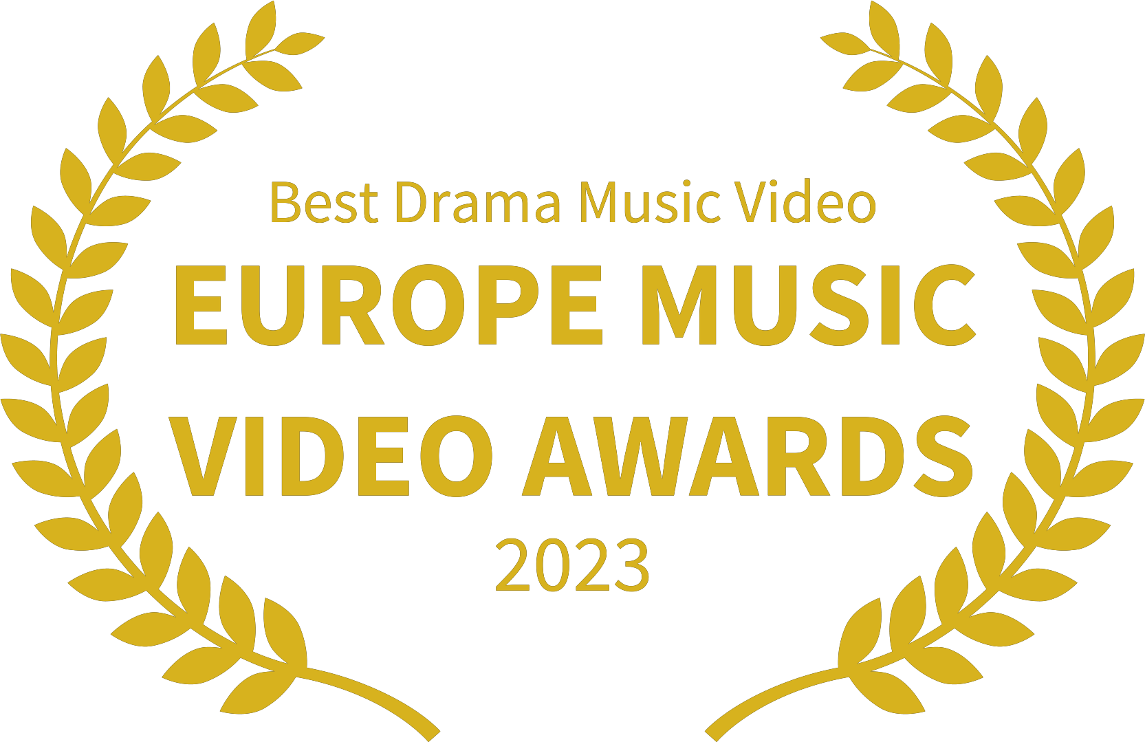 Best Drama Music Video - EUROPE MUSIC VIDEO AWARDS Gold- 2023.png