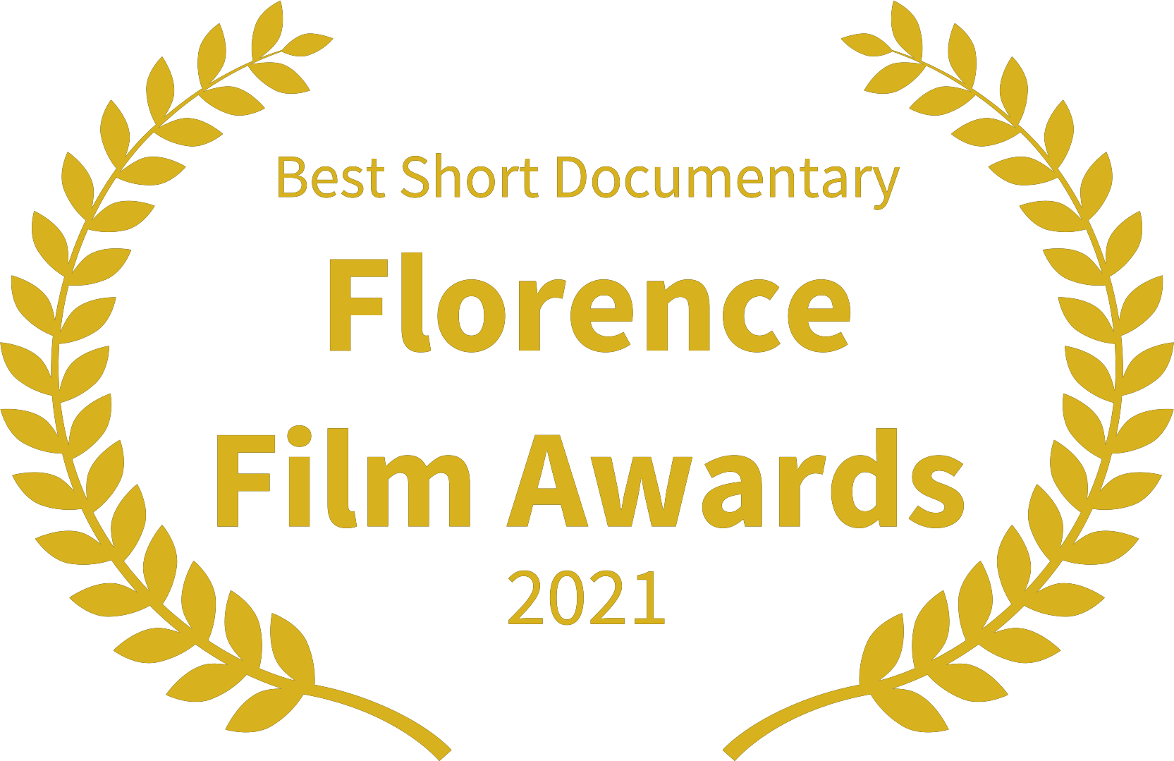 Best Short Documentary - Florence Film Awards gold - 2021.png